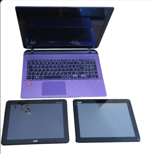 Zdjęcie oferty: 2xtablet acer asus +laptop toshiba opis