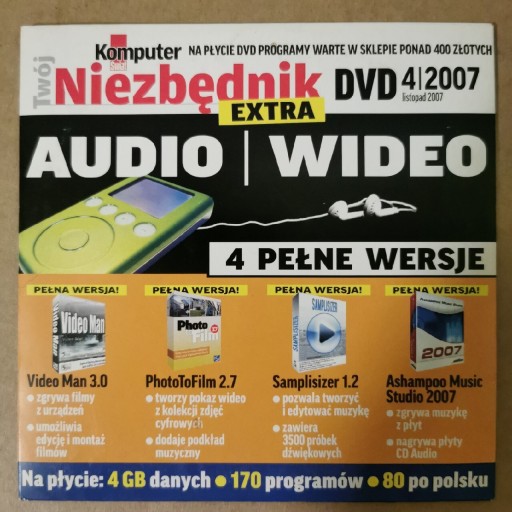 Zdjęcie oferty: Komputer Świat Twój Niezbędnik Ekstra 2007 4 DVD