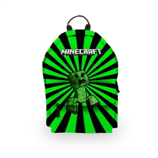 Zdjęcie oferty: Plecak szkolny Minecraft zielony fullprint 