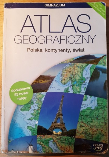 Zdjęcie oferty: Atlas geograficzny - Polska, kontynenty, świat