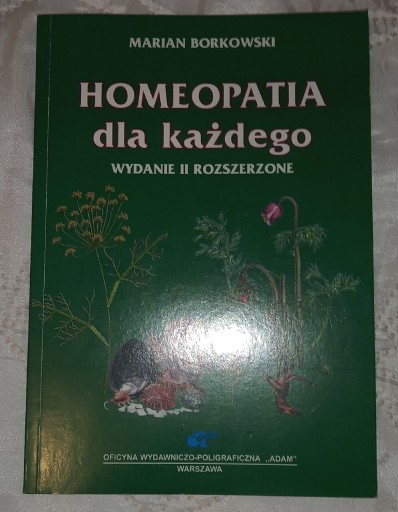 Zdjęcie oferty: Marian Borkowski Homeopatia dla każdego 