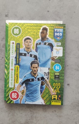 Zdjęcie oferty: FIFA 365 2021 POWER TRIO LAZIO 273