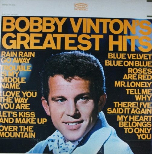Zdjęcie oferty: D7.BOBBY VINTON VINTON'S GREATEST HITS ~ USA