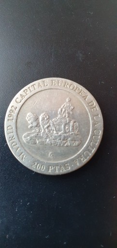 Zdjęcie oferty: Hiszpania 200 peset 1991 rok