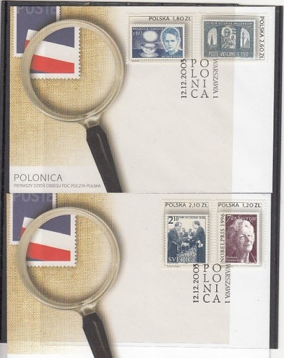 Zdjęcie oferty: FDC 3937-40 2003 POLONICA SKLODOWSKA NOBLISCI