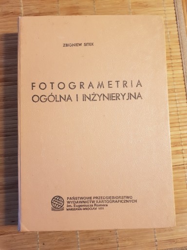 Zdjęcie oferty: Fotogrametria ogólna i inżynieryjna Zbigniew Sitek