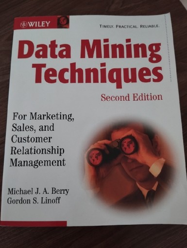 Zdjęcie oferty: Data Mining Techniques Second Edition Berry