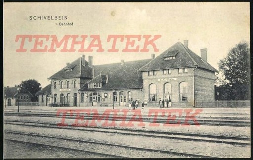 Zdjęcie oferty: ŚWIDWIN Schivelbein Dworzec kolejowy Trenkler 1908