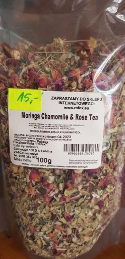 Zdjęcie oferty: Kąpiel owocowa Moringa Chamomile& Rose Tea