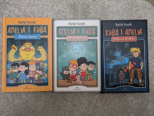 Zdjęcie oferty: Rafał Kosik Amelia i Kuba - 3 książki