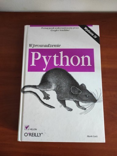 Zdjęcie oferty: Wprowadzenie Python Marek Lutz