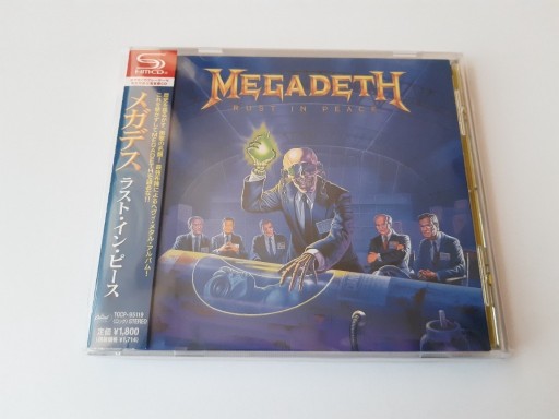 Zdjęcie oferty: MEGADETH - RUST IN PEACE SHM CD 2013 r Japan OBI  