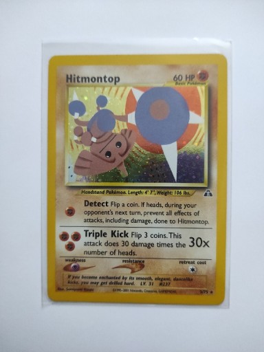 Zdjęcie oferty: Karta Pokemon Hitmontop holo Neo Discovery 3/75