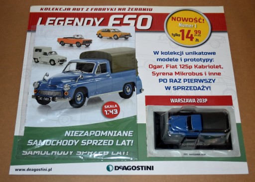 Zdjęcie oferty: Legendy FSO nr 1 - Warszawa 203P