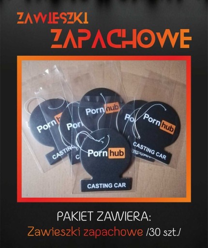 Zdjęcie oferty: Zawieszki zapachowe PORNHUB