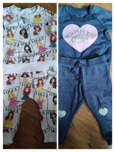 Zdjęcie oferty: Dresy 2 komplety r. 80 Primark i MilkyBaby 