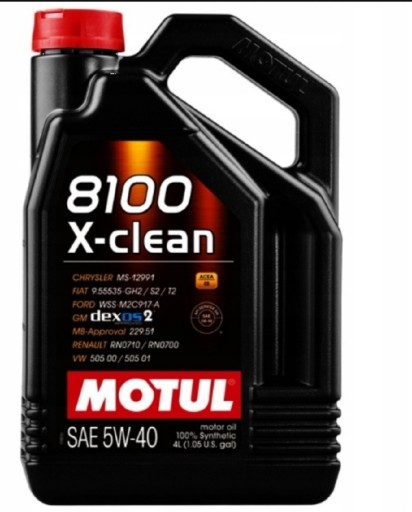 Zdjęcie oferty: Olej silnikowy Motul 8100 X-clean 4 l 5W-40