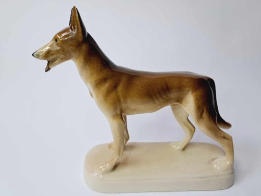 Zdjęcie oferty: Figurka porcelanowa pies Chodzież Vintage PRL