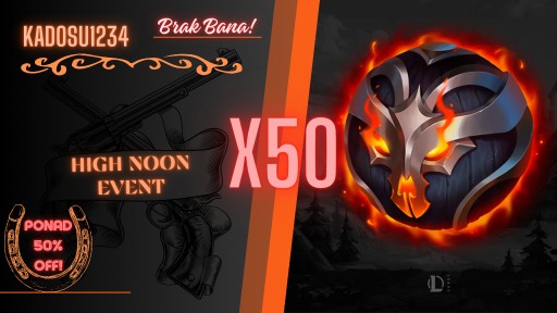 Zdjęcie oferty: 50 orbów high noon PAKIET lol league of legends