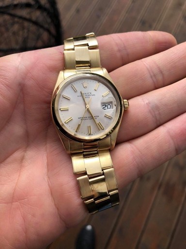 Zdjęcie oferty: Rolex Date 1503 34mm  złoty 14k 585 / 1972r /