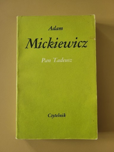 Zdjęcie oferty: Pan Tadeusz Adam Mickiewicz