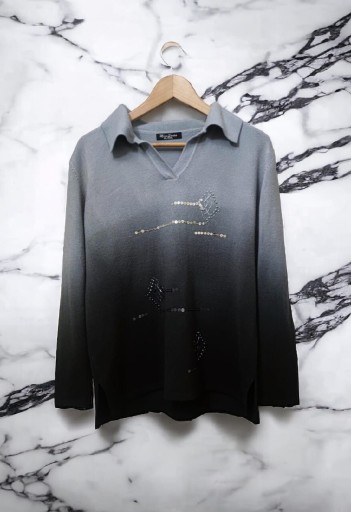 Zdjęcie oferty: bluzka koszulka damska bluza siwa czarna XL