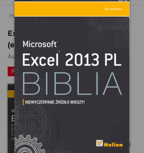 Zdjęcie oferty: Microsoft Excel 2013