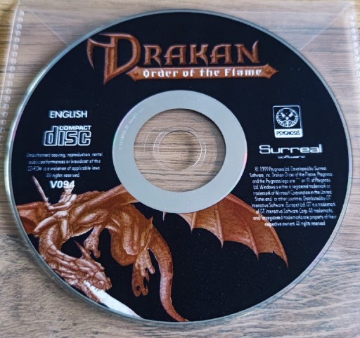 Zdjęcie oferty: Drakan: Order of the Flame PC Premierowe 1999r