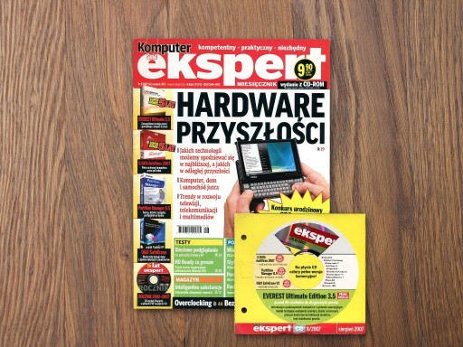 Zdjęcie oferty: Komputer Świat Ekspert 8/2007 (41) + CD magazyn