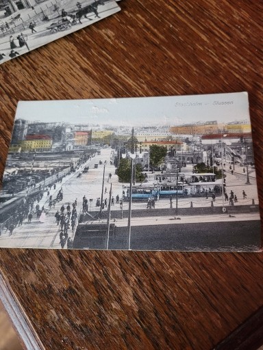 Zdjęcie oferty: Stara pocztówka Sztokholm. Początek XX wieku