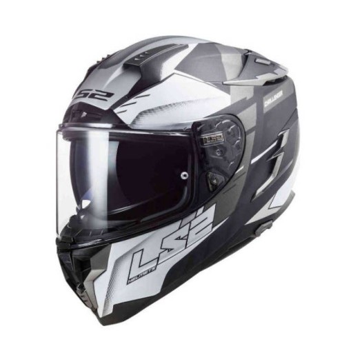 Zdjęcie oferty: KASK LS2 FF327 CHALLENGER ALLERT TITAN SILVER XXL