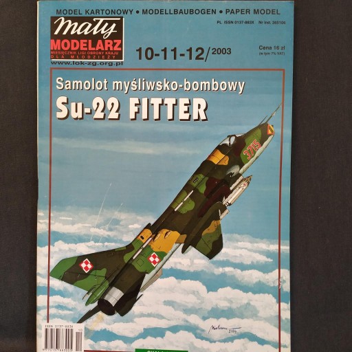 Zdjęcie oferty: Samolot myśliwsko-bombowy  Su-22 FITTER