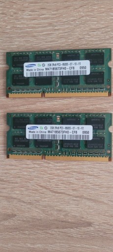 Zdjęcie oferty: PAMIĘĆ RAM SAMSUNG 2x2GB DDR3 2Rx8 PC3-8500S