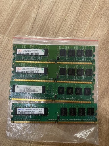 Zdjęcie oferty: Zestaw pamięci RAM DDR2 2gb łącznie
