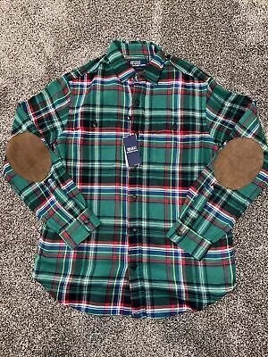 Zdjęcie oferty: Ralph Lauren zielona koszula w kratę vintage flanelowa XL nowa