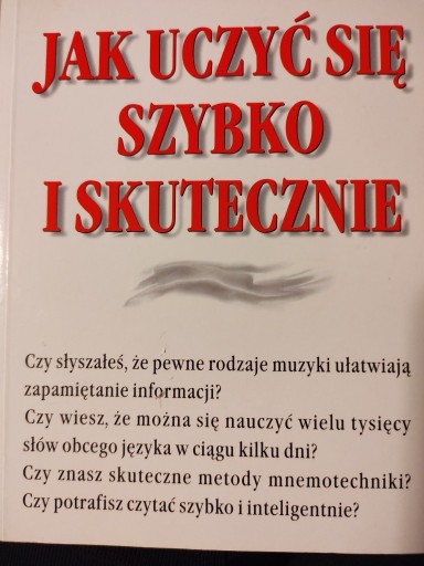 Zdjęcie oferty: Jak uczyć się szybko i skutecznie 