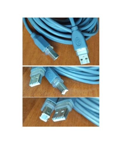 Zdjęcie oferty: 5 metrów kabel przewód usb do aparatu kamery drukarki skanera faxu