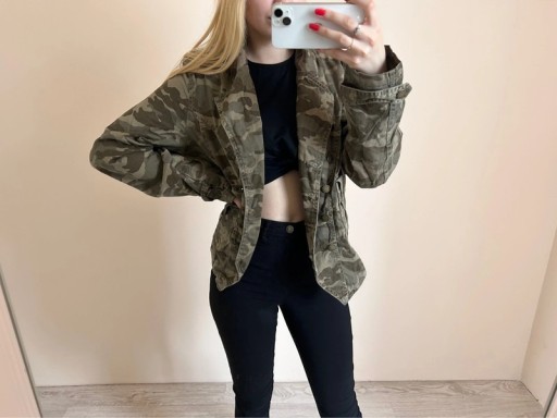 Zdjęcie oferty: Kurtka moro XL Gina Tricot bawełniana khaki