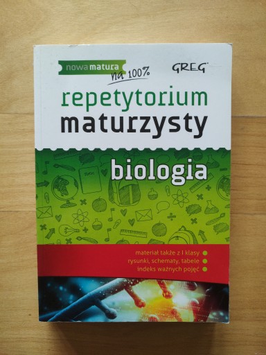 Zdjęcie oferty: Repetytorium maturzysty biologia nowa matura 