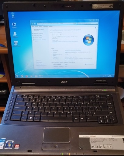 Zdjęcie oferty:  komputer laptop ACER 5720G