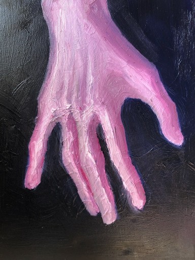 Zdjęcie oferty: obraz olejny „dłoń”