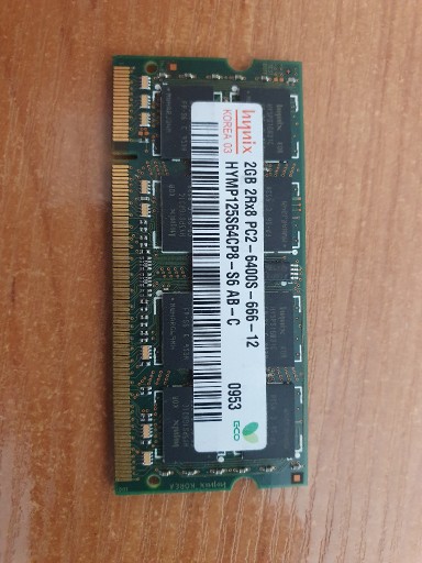 Zdjęcie oferty: Pamięć RAM DDR2 Hynix HYMP125S64CP8-S6 AB-C 2 GB