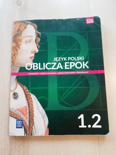 Zdjęcie oferty: Oblicza epok Język polski 1.2 Podręcznik 
