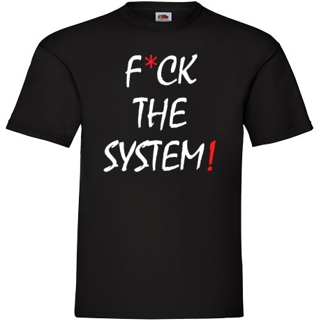 Zdjęcie oferty: Koszulka Męska  F*CK THE SYSTEM Antysystem 