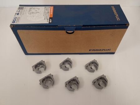 Zdjęcie oferty: RAWLPLUG Uchwyt Podwójny do rur rurek Kabli przewodów 20mm 50szt SC40 3/8