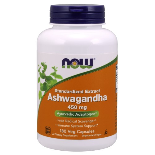 Zdjęcie oferty: NOW Ashwagandha Extract 450 mg 180 Veg Capsules
