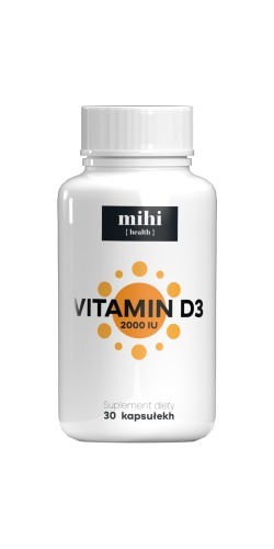 Zdjęcie oferty: Vitamins. Witamina D3 2000 j.m. Mihi