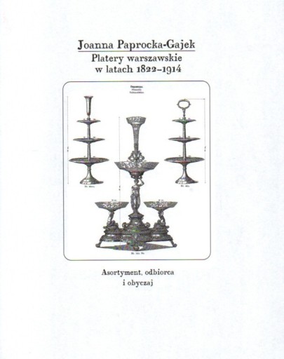 Zdjęcie oferty: Platery warszawskie w latach 1822-1914