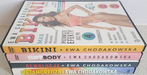 Zdjęcie oferty: Trening DVD Ewa Chodakowska 4 płyty