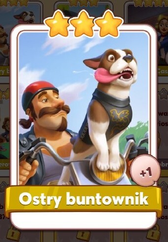 Zdjęcie oferty: Ostry Buntownik Karta Coin Master W 5 minut!